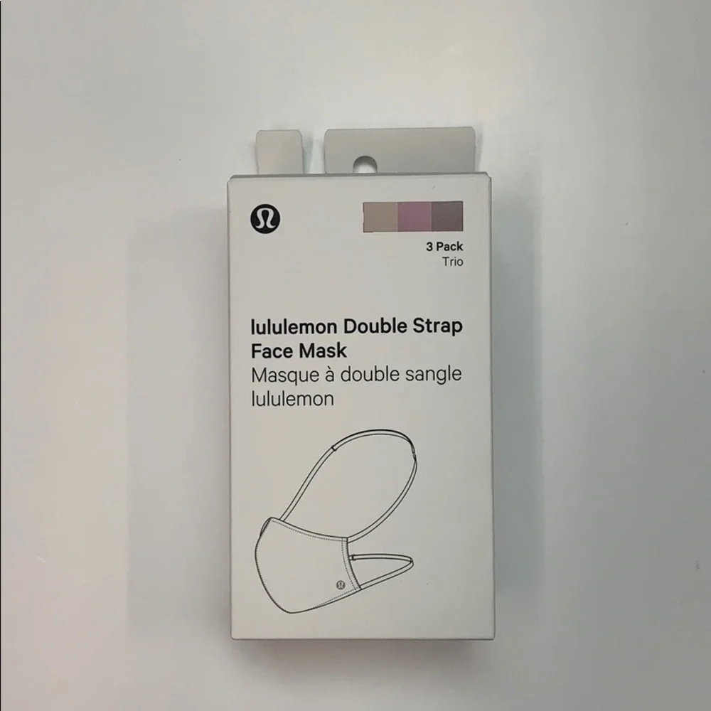 Lululemon Athletica Face Mask 3 pack